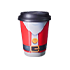 Christmas Coffee Cups with Lids