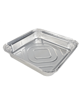 200 x Chefpac® 9x9" Shallow Aluminium Foil Food Containers Recyclable