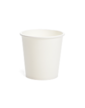 1000 x Chefpac® 4oz White Espresso Paper Cups Recyclable