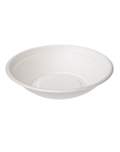 Bagasse Bowl Buddha Round (680ml/24oz) White