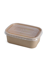 300 x Chefpac® PP Hot Food Microwavable Lid for Container Base 