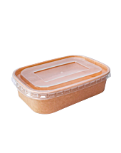 300 x PET Anti Mist Cold Food Lid for Chefpac® Container Base