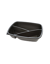 75 x Fastpac 3 compartment Rectangular Container