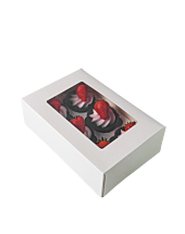 25 x Cupcake Boxes & Bakery Boxes - 6 hole inserts sold separately