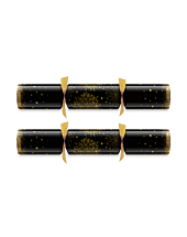 50 x 12" Sparkly Black Christmas Cracker