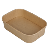 300 x Chefpac® 500cc Kraft Recyclable Microwavable Food Container Base