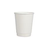 500 x Chefpac® 8oz White Double Walled Paper Cups Recyclable