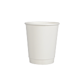 500 x Chefpac® 8oz White Double Walled Paper Cups Recyclable