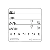 500 x Item Date Use By Labels 