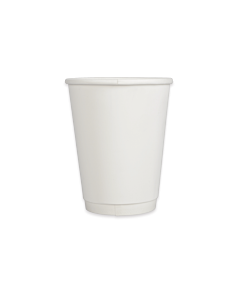 500 x Chefpac® 12oz White Double Walled Paper Cups Recyclable