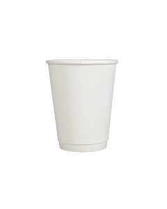 500 x Chefpac® 12oz White Double Walled Paper Cups Recyclable