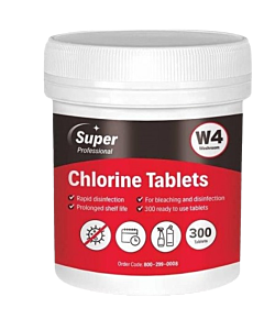 300 x Chlorine tablets W4