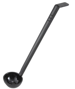 1 x Black Ladle 27cm