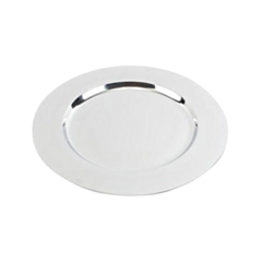 1 x Stainless Steel Charger Plate 21cm