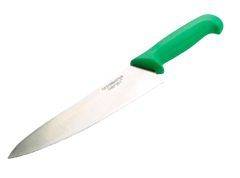 1 x Green Cooks Knife 8.5"