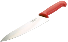 1 x Red Cooks Knife 8.5"