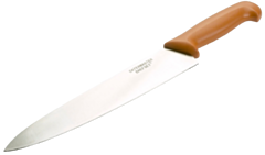 1 x Brown Cooks Knife 10"