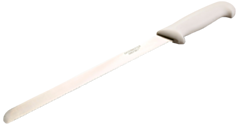 1 x White Serrated Slicer 10"