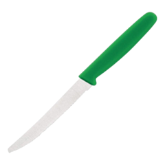 1 x Green Serrated Paring Knife 4"
