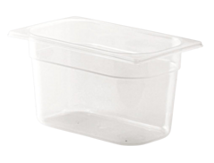1 x One Fourth Polypropylene Gastronorm Container 100mm