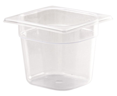 1 x One Sixth Polypropylene Gastronorm Container 100mm
