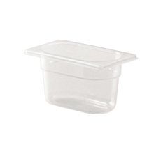 1 x One Ninth Polypropylene Gastronorm Container 100mm