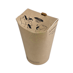 500 x 12oz Kraft Good Cup - No More Lids Required