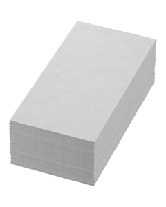 360 x 40 x 40cm Dunisoft Napkin White Bookfold Compostable