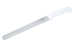 1 x White Scalloped Slicer 12"