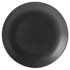 6 x Graphite Coupe Plate 24cm - 9.5"