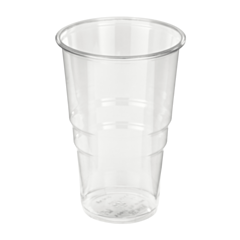 1000 x Full Pint to Line Plastic Glasses Clear rPET Tumbler UKCA Marked for Beer