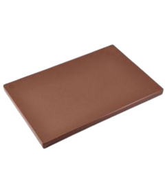 1 x Brown High Density Chopping Board (18"x12"x1")