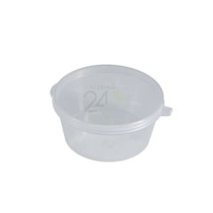 1000 x Chefpac® 1oz Microwavable Portion Pot with Hinged Lid