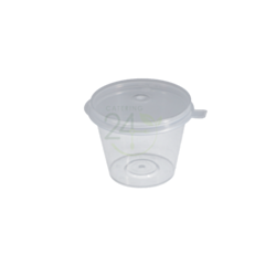 1000 x Chefpac® 2oz Microwavable Portion Pot with Hinged Lid