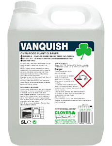 2 x 5ltr Clover Vanquish Heavy Duty Oven Cleaner 