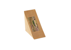 600 x 65mm Long Life Freshpack Sandwich Wedge Kraft