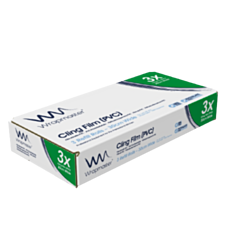 3 x 12" Wrapmaster 1000 Cling Film Refills 
