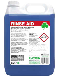 2 x 5ltr Clover Rinse Aid Additive 