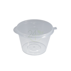 500 x Chefpac® 4oz Microwavable Portion Pot with Hinged Lid