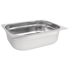 1 x Half Size Stainless Steel Gastronorm Container 100mm