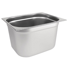 1 x Half Size Stainless Steel Gastronorm Container 200mm
