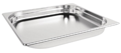 1 x Two Third Size Stainless Steel Gastronorm Container 40mm
