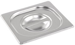 1 x One Sixth Size Stainless Steel Gastronorm Container Lid
