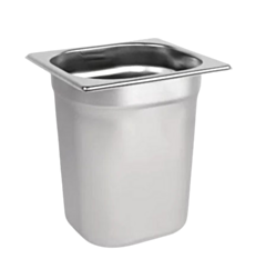 1/6 One Sixth Size Stainless Steel Gastronorm Container 200mm