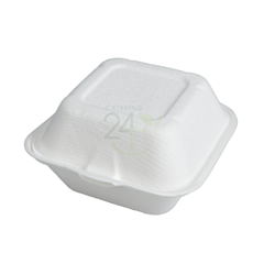 500 x 5" Bagasse Burger Box