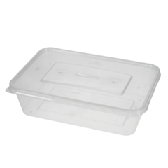 250 x Chefpac® 650cc Microwaveable Plastic Container with Lids 
