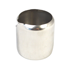 1 x Stainless Steel Cream Tot 3oz