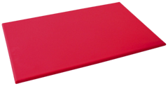 1 x Red Low Density Chopping Board 450x300x10mm