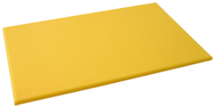 1 x Yellow Low Density Chopping Board 450x300x10mm
