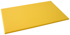 1 x High Density Chopping Board Yellow (450x300x10mm)